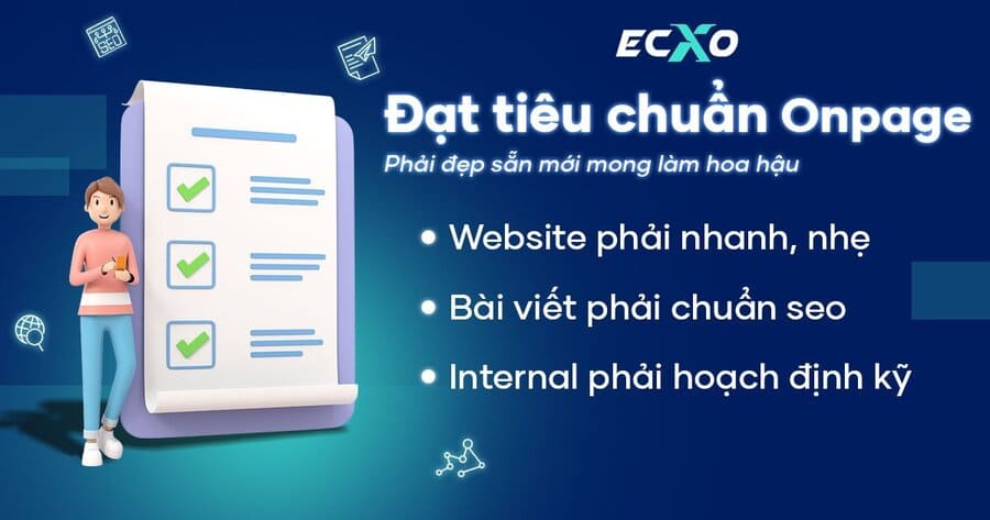 Website phải đạt chuẩn khi triển khai dịch vụ SEO bài bản