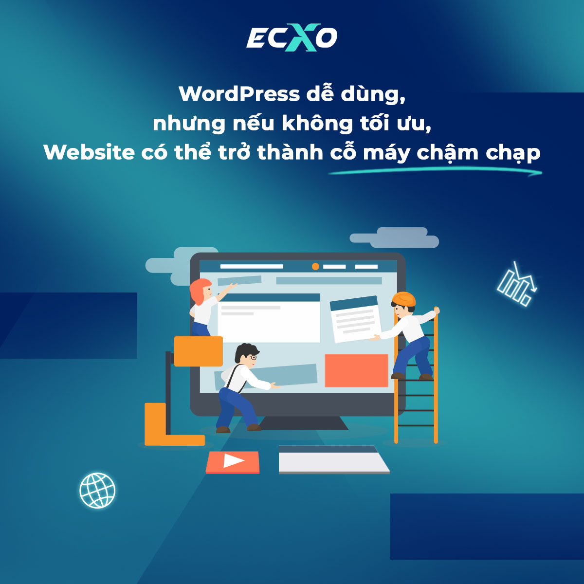 WordPress không tối ưu sẽ trở thành cổ máy chậm chạp