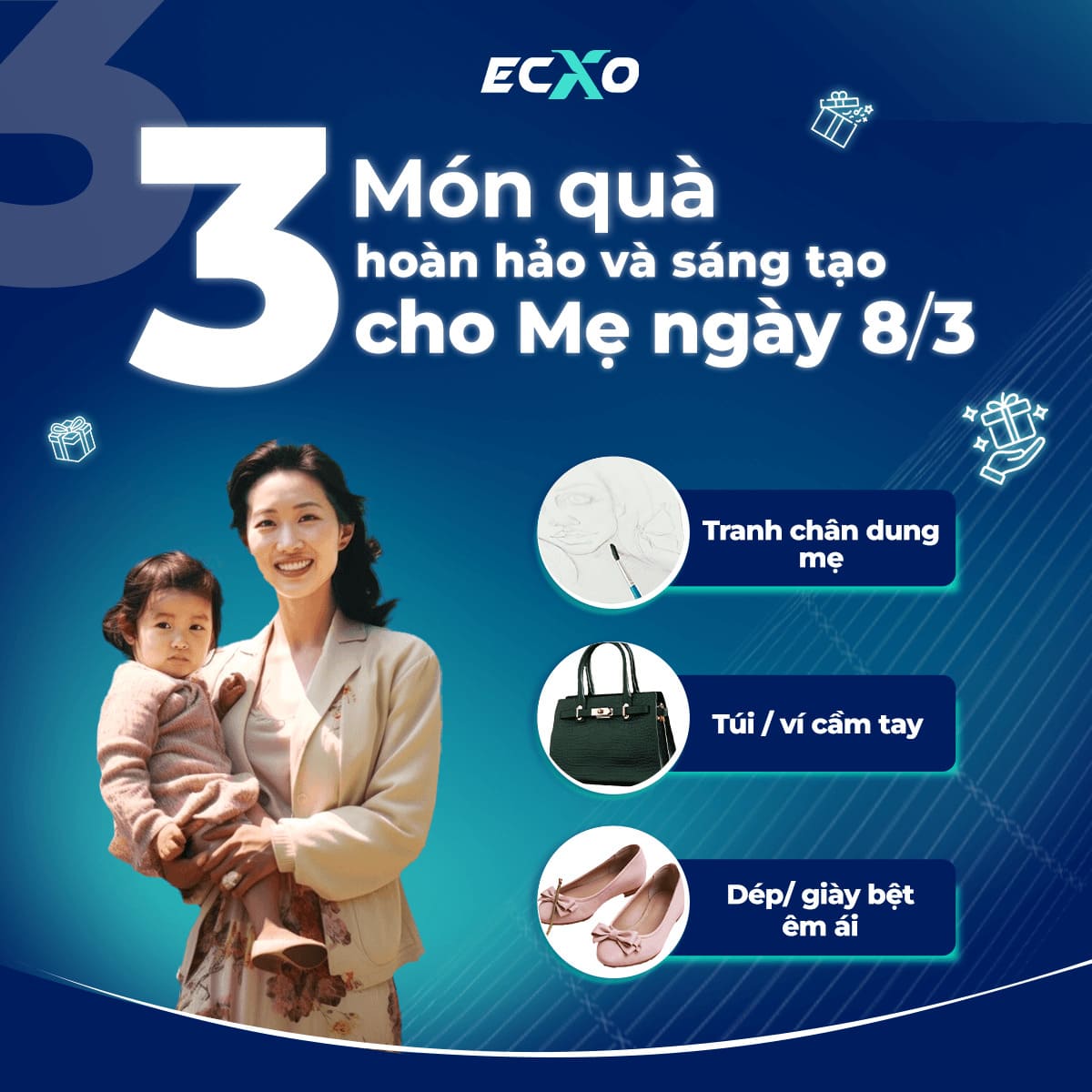3 món quà hoàn hảo sáng tạo cho mẹ