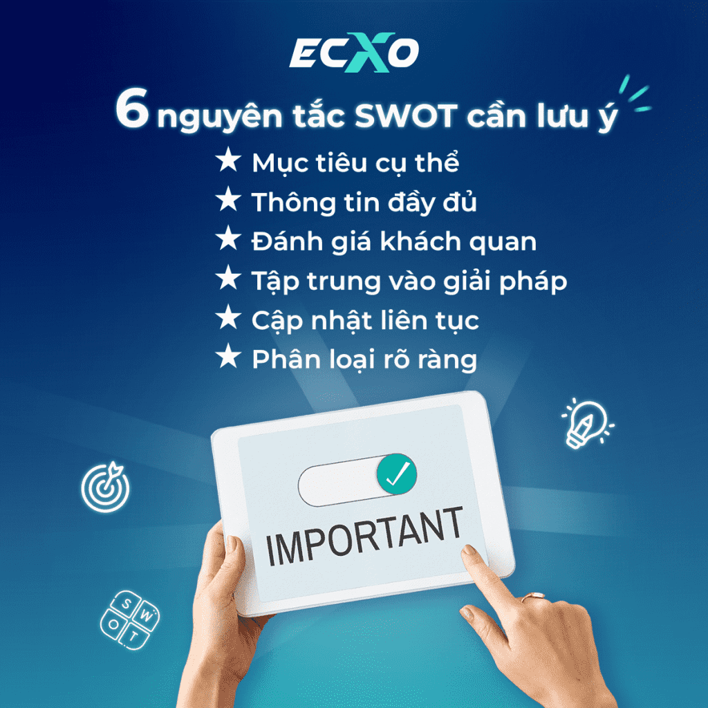 6 nguyên tắc SWOT