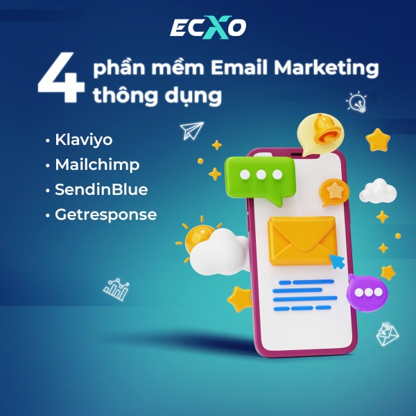 4 phần mềm Email Marketing thông dụng