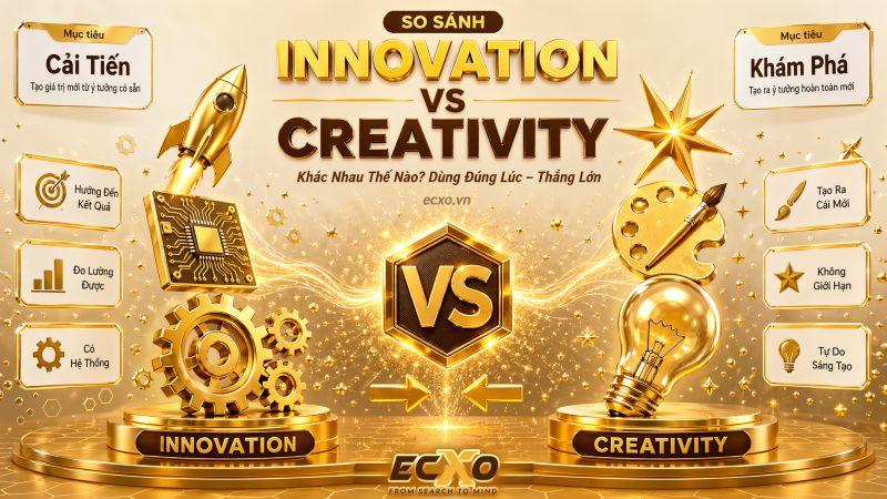 Innovation là gì, Creativity là gì - ECXO