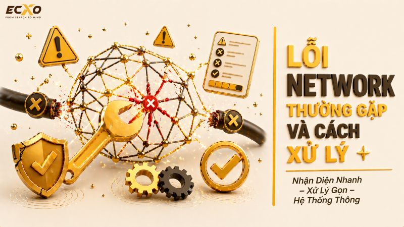 Những lỗi thường gặp trong Network và cách khắc phục dễ dàng - ECXO