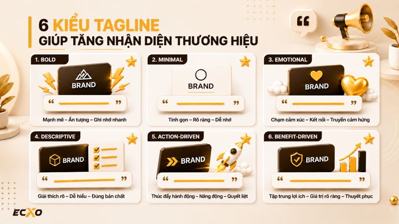 Tagline là gì? 6 Kiểu Tagline Tác Động Mạnh Mẽ Đến Cảm Xúc